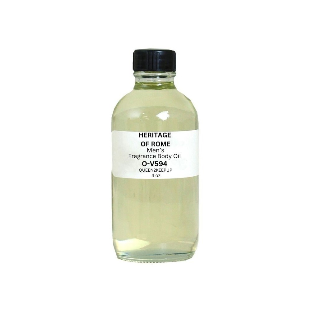Heritage of Rome (Men) Body Oil 4 oz Fragrance All Natural Scent